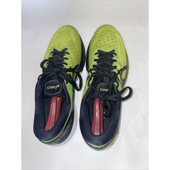 Asics Mens Gel Kayano 27 Green Black Running Shoes Sneakers Size 11.5 - Picture 5 of 12